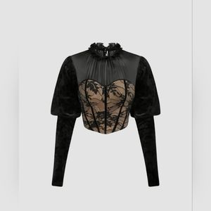 Victorian-Inspired "Corset" Top